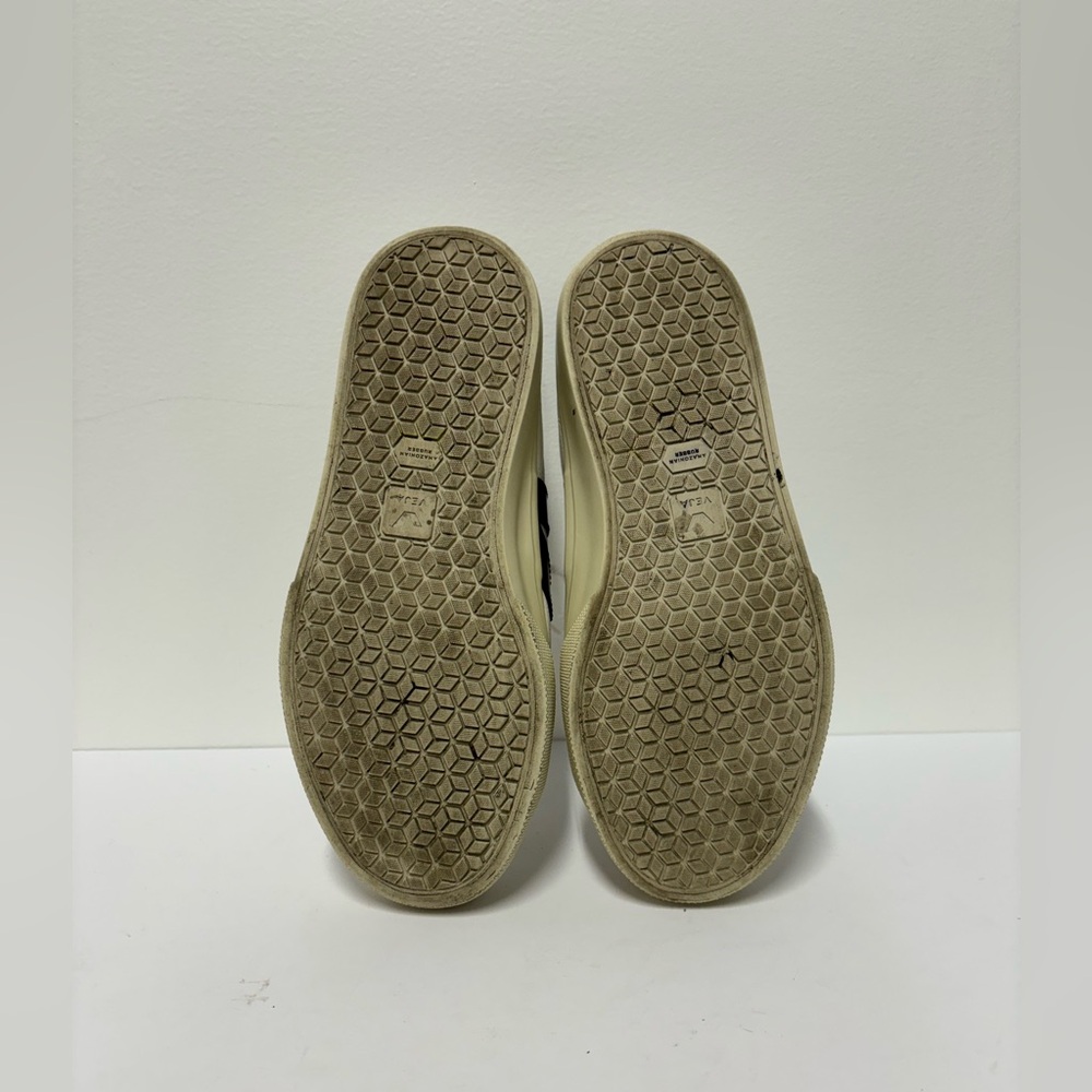 VEJA Campo White Black Tan Leather Lace Up Sneaker Women’s Size 6 - Picture 6 of 6